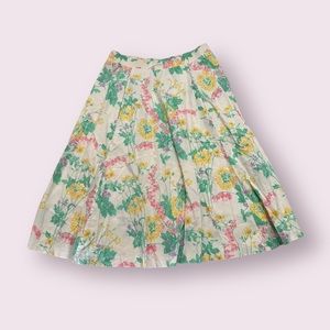 Women’s Uena Elastic Waist Pastel Floral Skirt Size 12